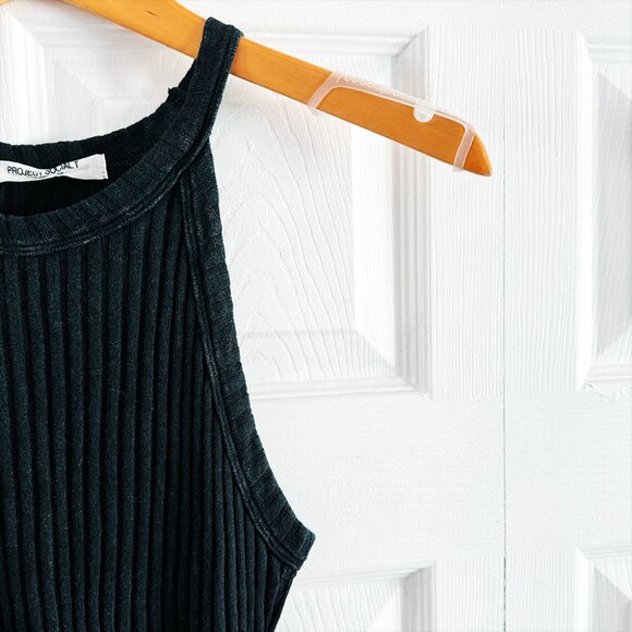 Project Social T Perry Rib Tank - Black - Picture 8 of 8